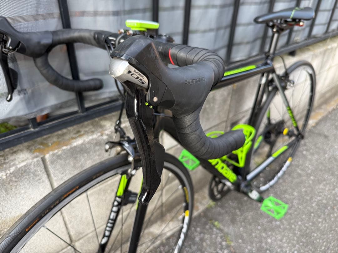 【おまけあり】名作アルミキャノンデール CAAD12 105コンポ BBQカラー