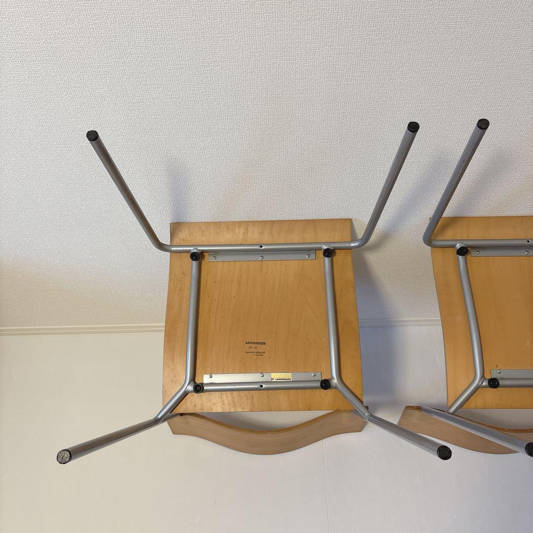 北欧レトロ LAMMHULTS CAMPUS ラムホルツ キャンパス 2脚セット