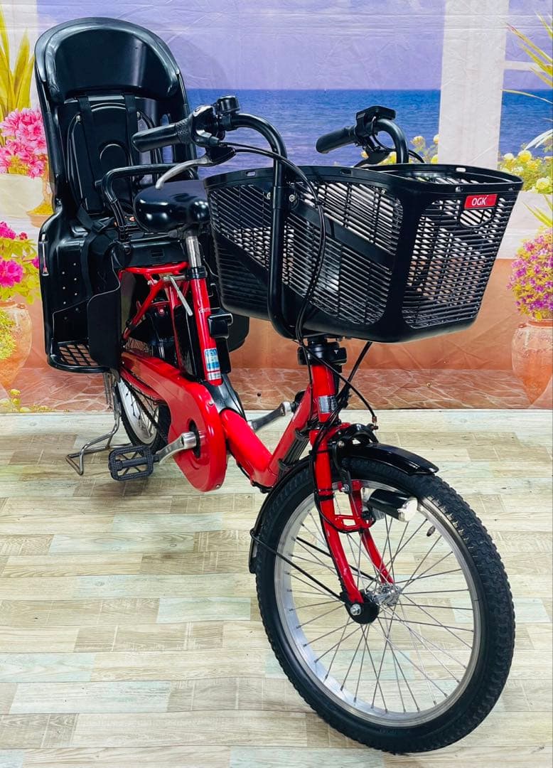 パナソニックギュット⭐️12AH！子供乗せ電動アシスト自転車Y3619