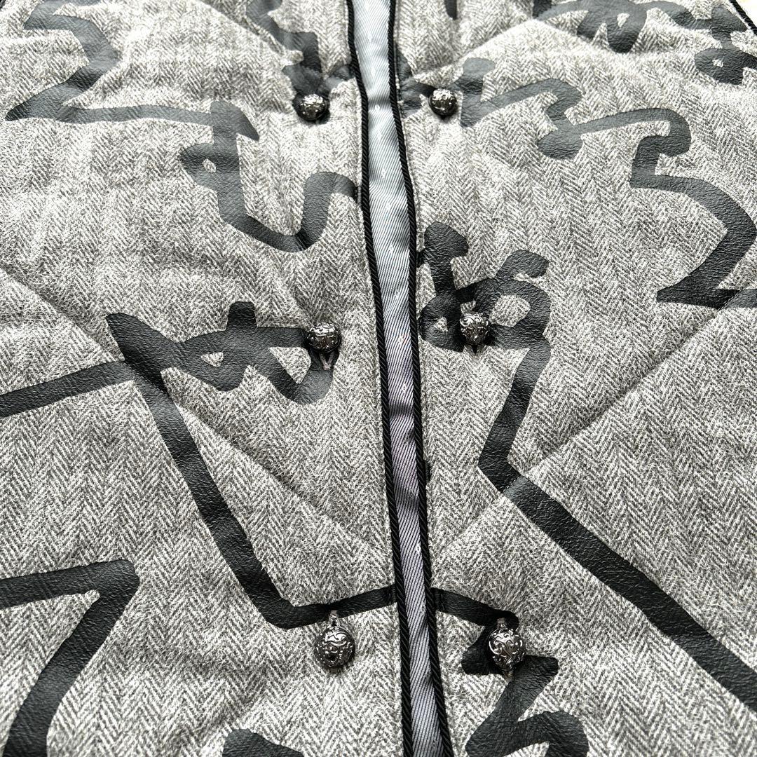 【SOU・SOU】ダウンベスト　陣羽織　中綿袷　Mサイズ かな文字柄