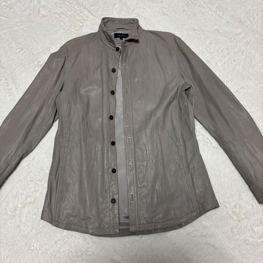 ◆美品◆良品◆ JOSEPH HOMME レザージャケット やぎ革 ＬＬ相当