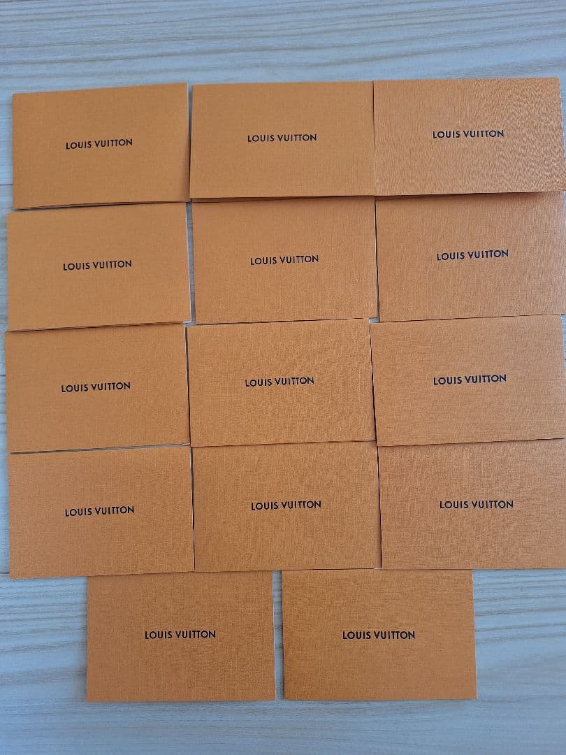 ルイヴィトン　空箱&袋&リボン&メッセージカード&領収書入れ