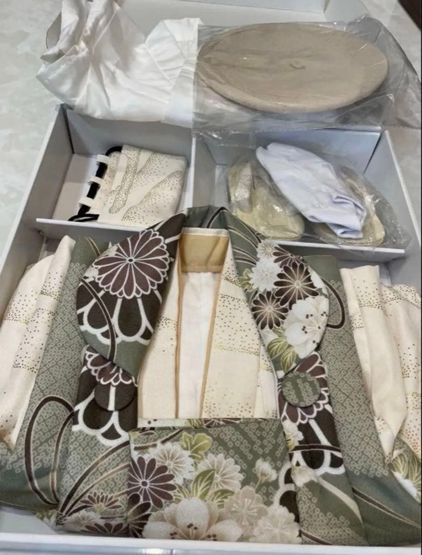 utatane ひよこ商店　七五三 男の子　被布着物セット　３歳