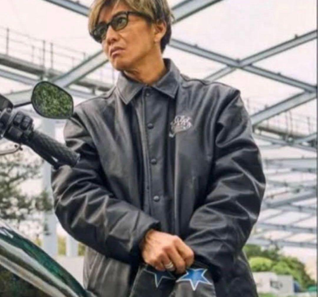 Mサイズ ROLLER FAKE LEATHER COACH JACKET