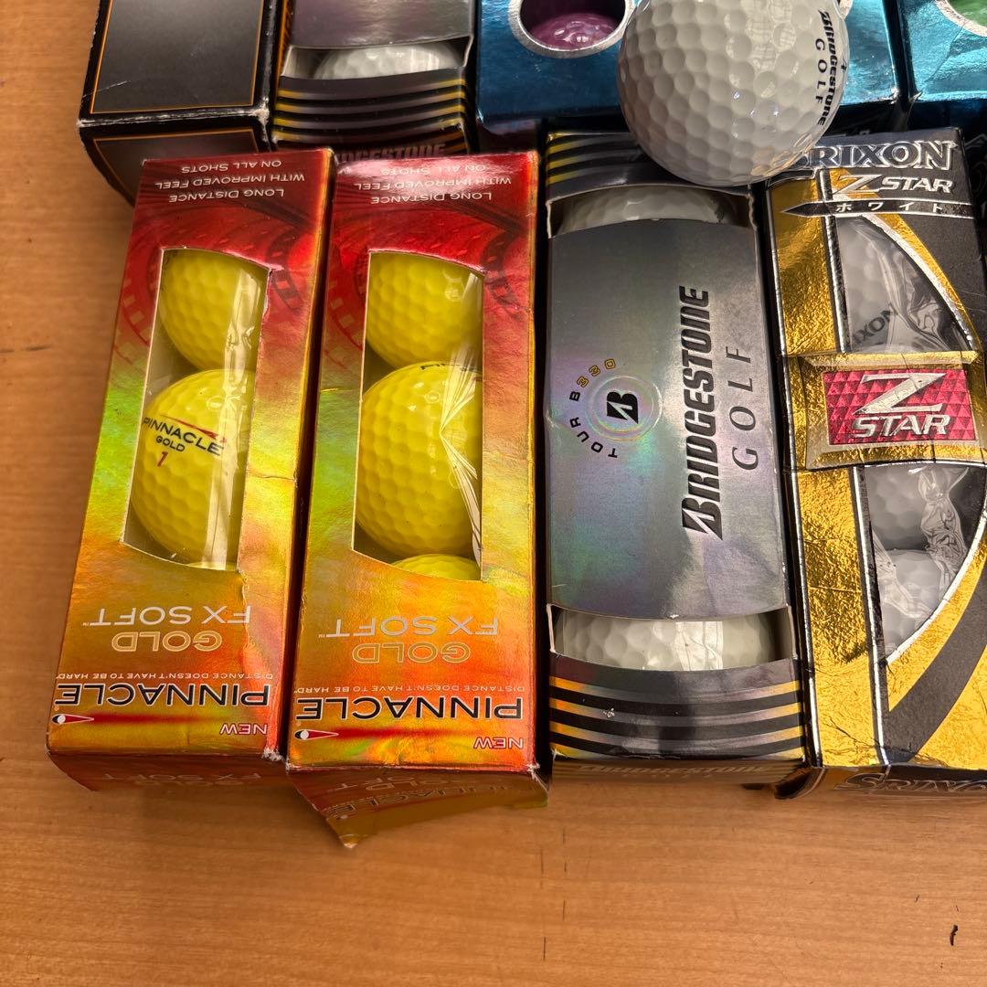 ゴルフボールセット複数色 Callaway Bridgestone Srixon