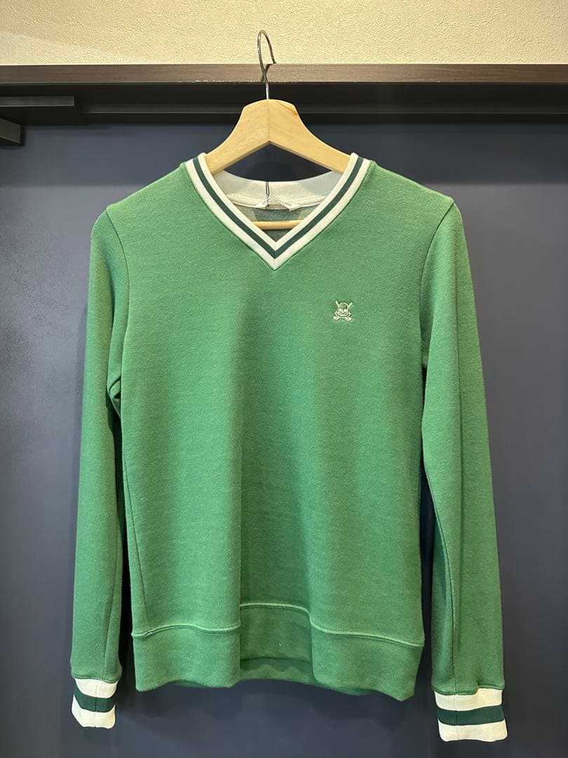 chucuchu 薄手セーター　グリーン