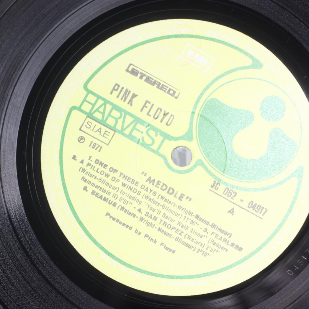 伊LP Pink Floyd Meddle イタリア盤 ステレオ ピンクフロイド