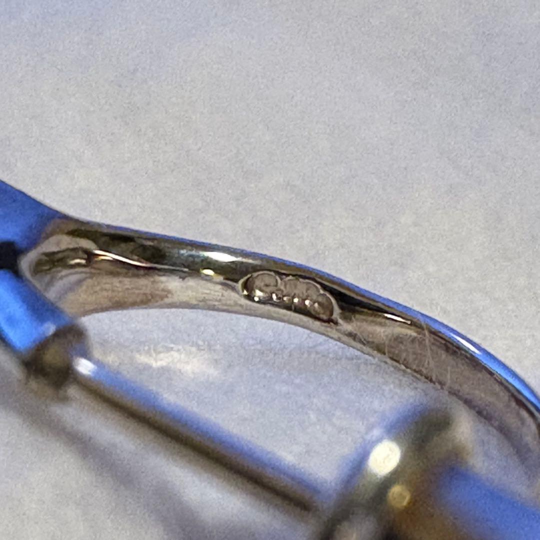 e.m. シルバー925 ジルコニアフープピアス(片耳用)