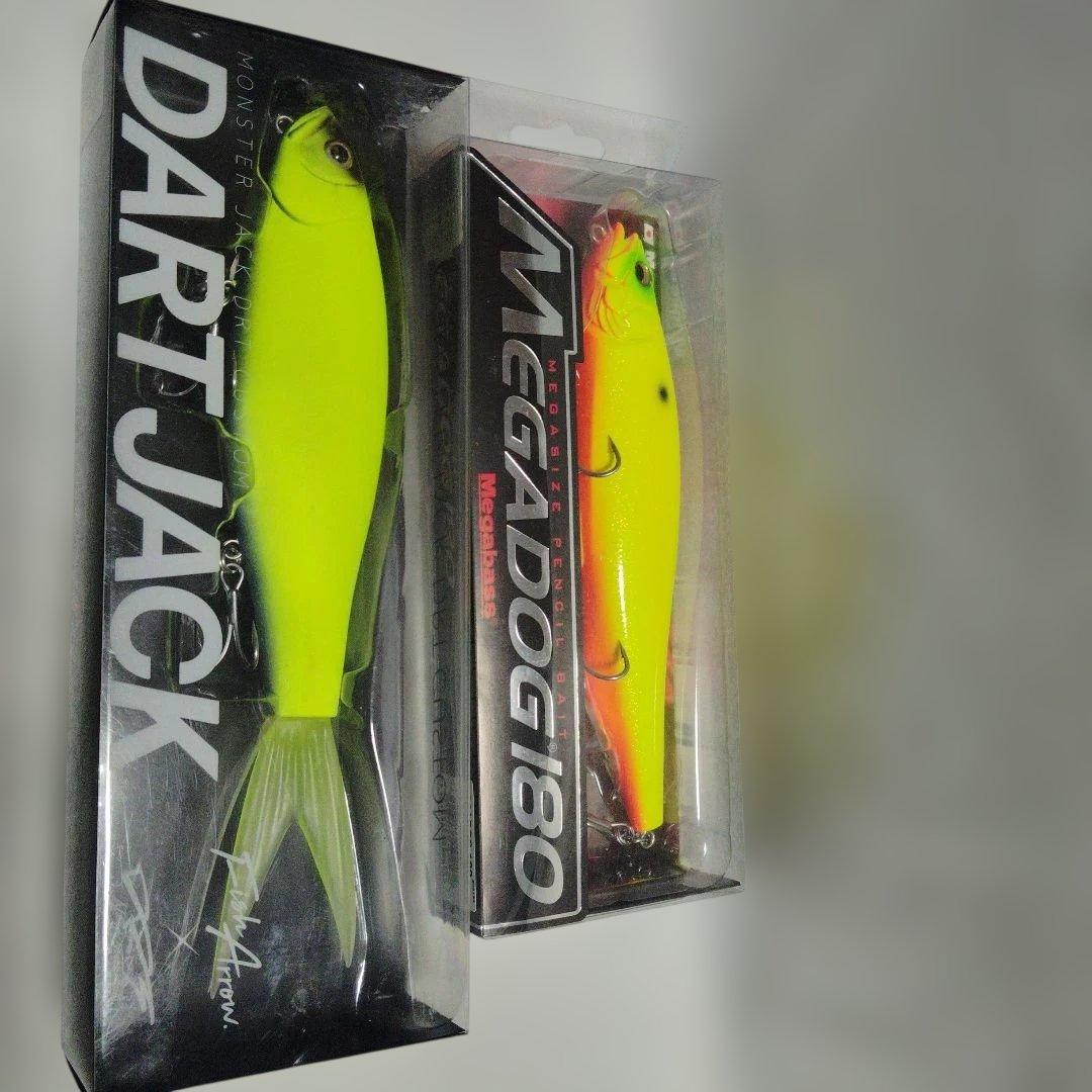 メガバスメガドッグ180 ビッグベイトダートジャックコラボレーションモデルセット