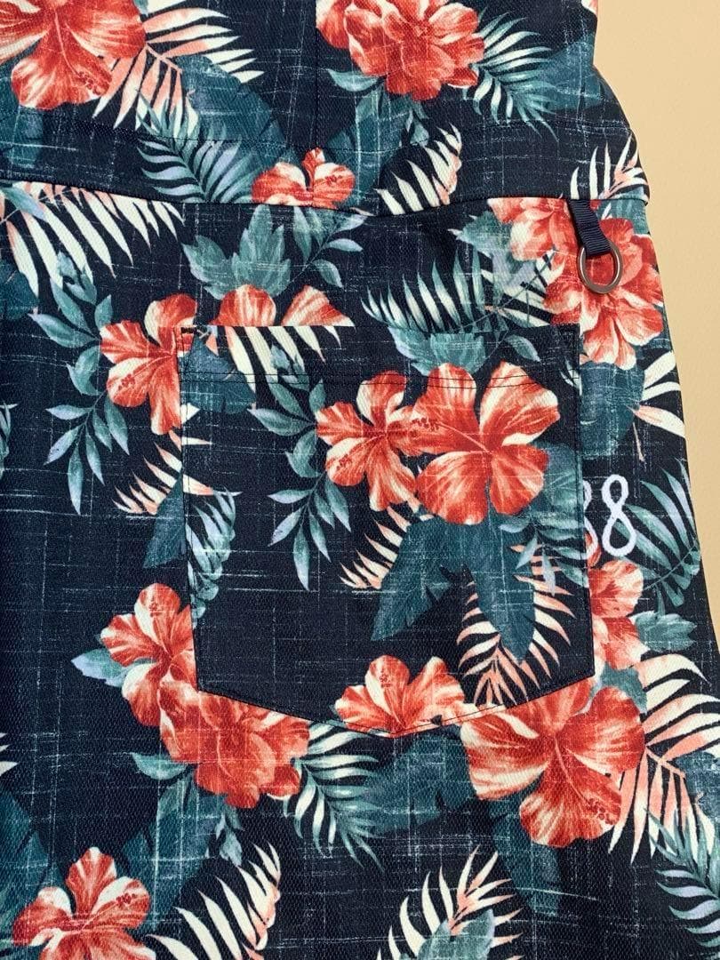 【ZOY】アロハプリントワンピース ゴルフウェア 40