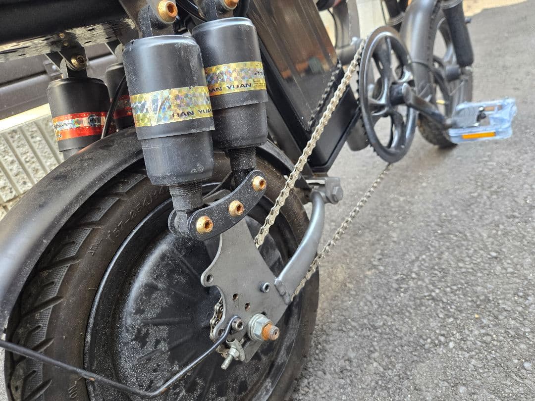 折りたたみ式電動アシスト自転車 ブラック