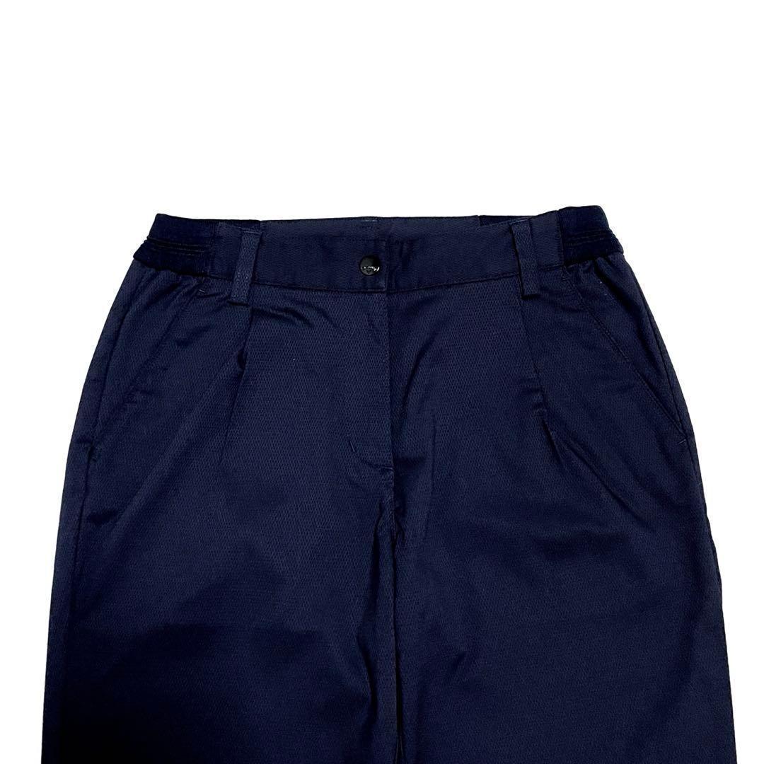 キャロウェイ　S　レディース　ロングパンツ　ネイビー系　ゴルフ　バックロゴ