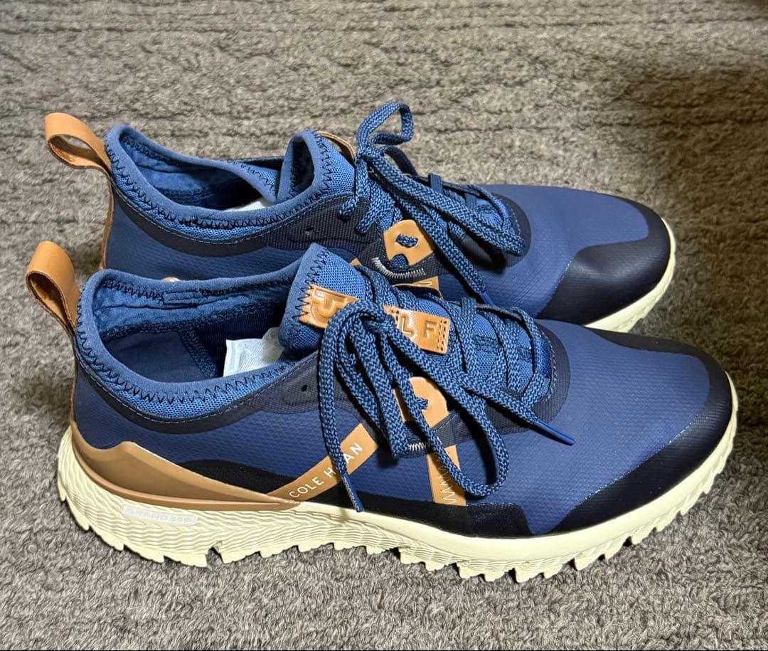 【美品】コール ハーンZEROGROUND OVERTAKE GOLF 27cm