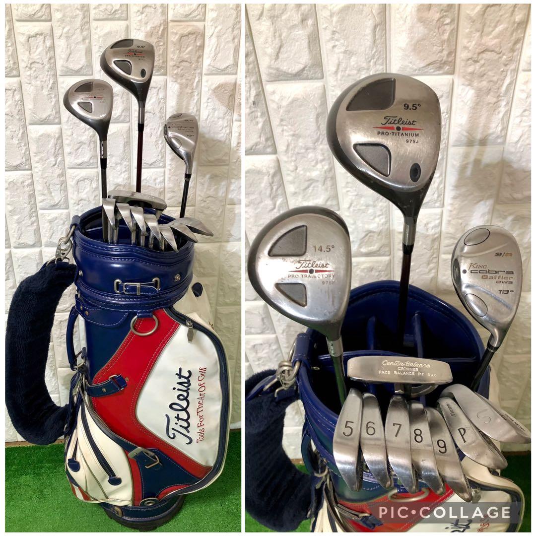 初心者おすすめ☆メンズ ゴルフクラブセット☆タイトリスト☆キャディバッグ付