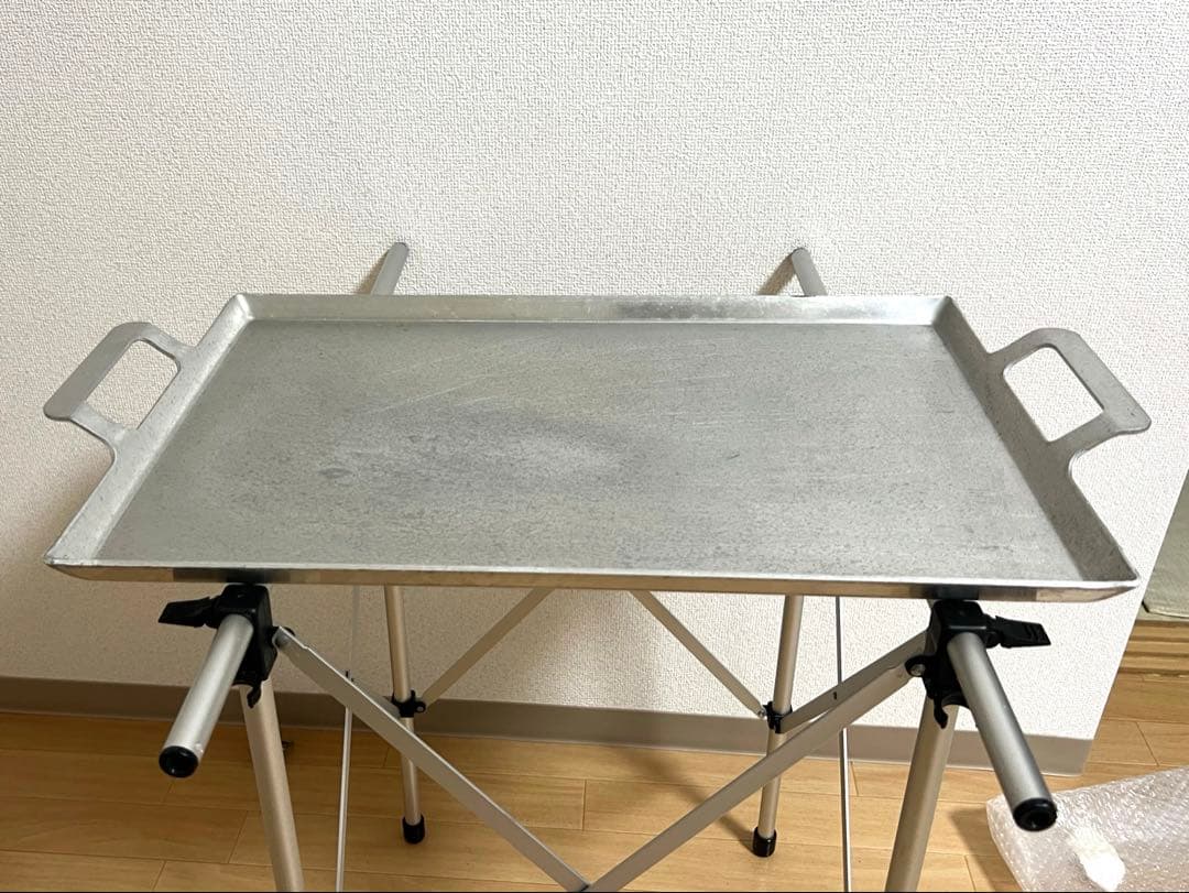 大型鉄板 グリルプレート 持ち手付き