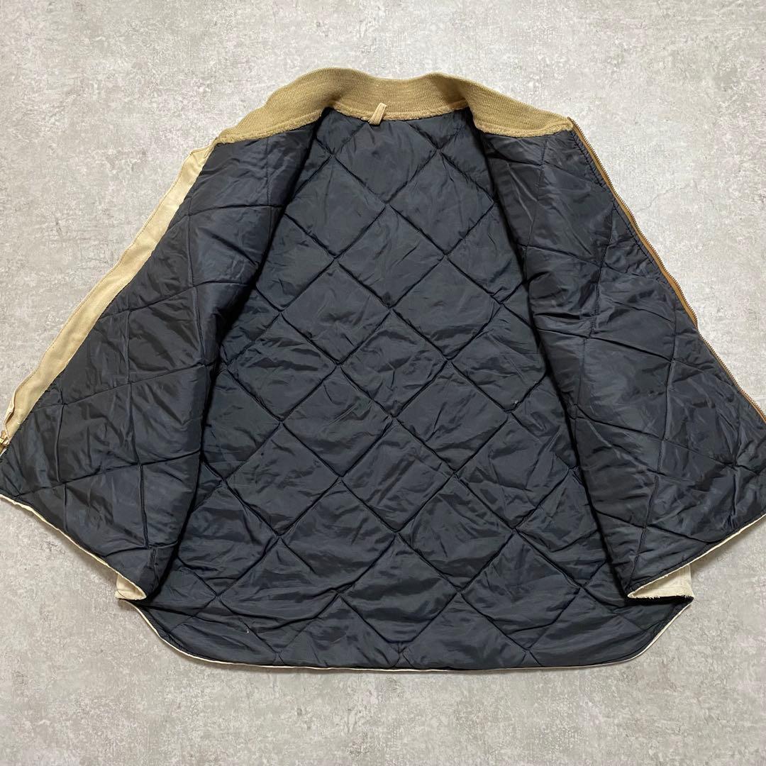 Carhartt 星タグ USA製 90s ダック地 中綿 ベスト フェード