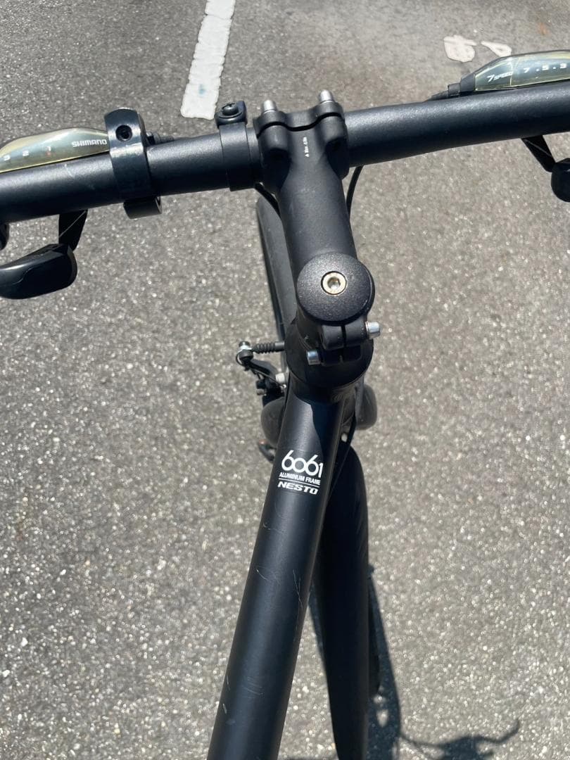 NESTO ブラック ロードバイク