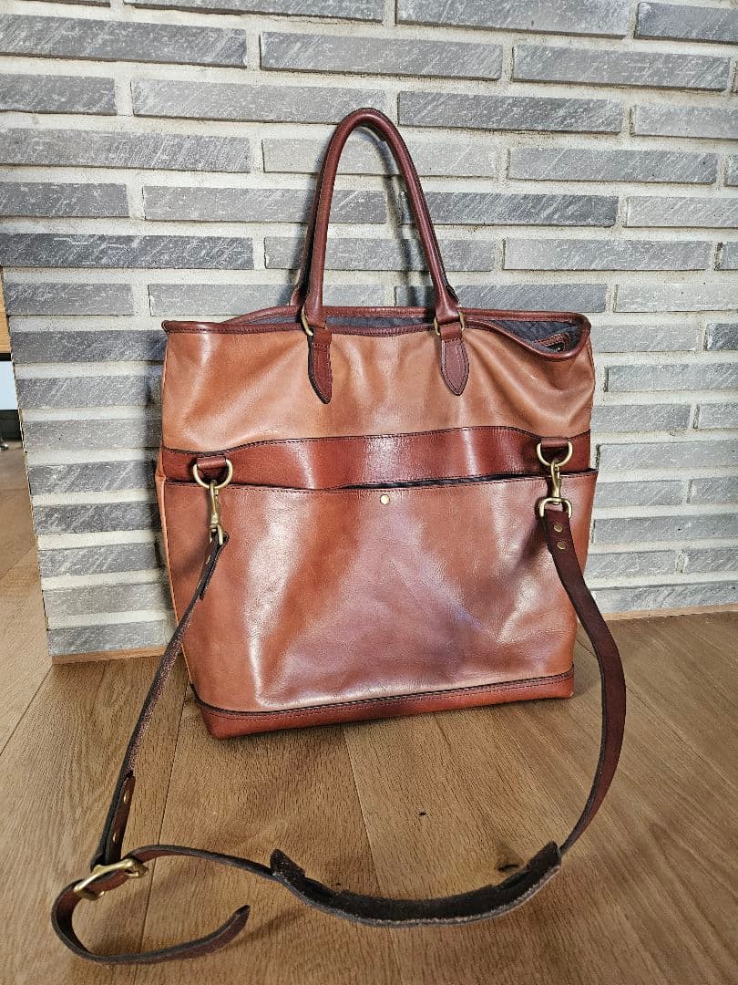 vasco/ ブラウン レザートートバッグ/グランメゾン東京