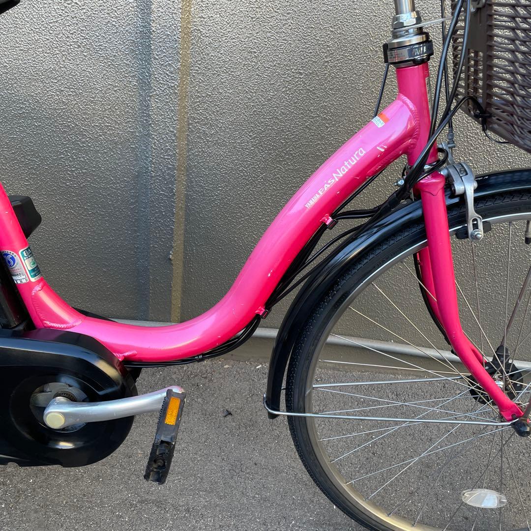 ヤマハ電動アシスト自転車26インチ ピンク