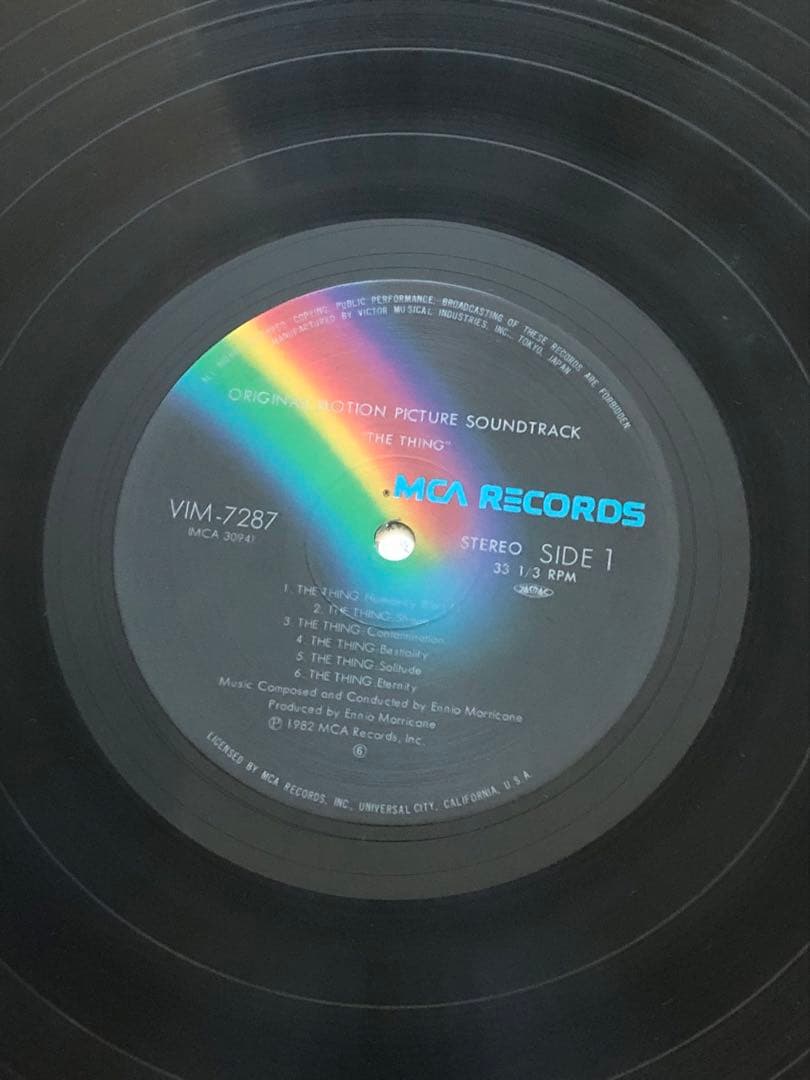 LPレコード♢遊星からの物体X♢エンニオ・モリコーネ♢帯付♢うg4849w39