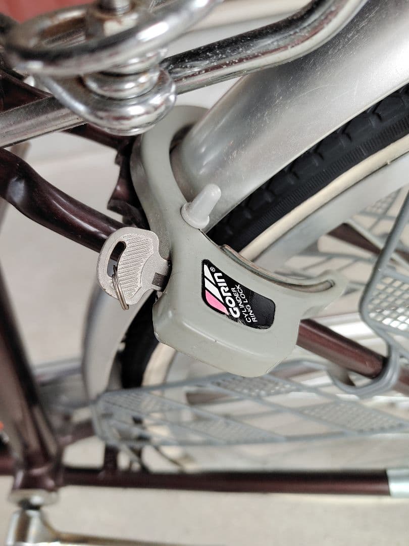 【引取価格】マルイシ　自転車　シティサイクル 24インチ ブラウン