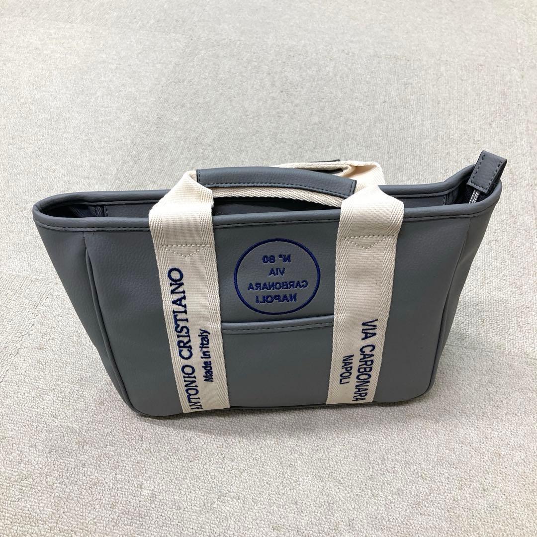 新品　ANTONIO CRISTIANO カートバッグ　グレー　ゴルフ　メンズ