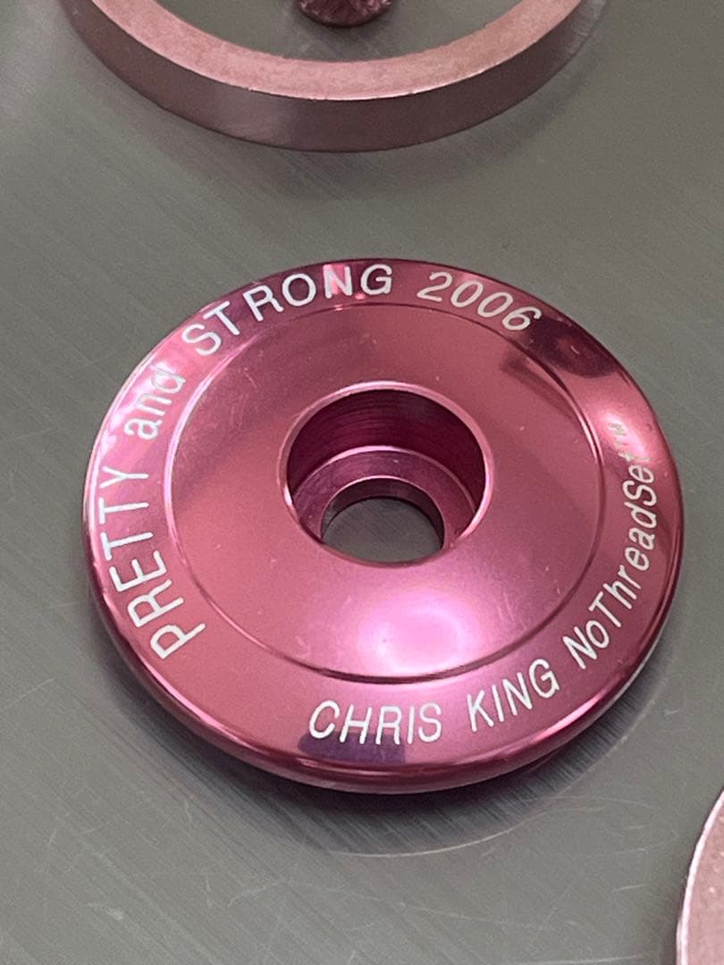 レアビンテージChris King XPED ライトピンク ヘッド ペダル