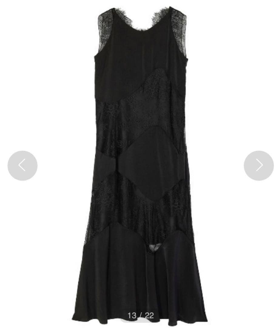 AMERI Vintage レースワンピース ドレス 黒 結婚式　アメリ