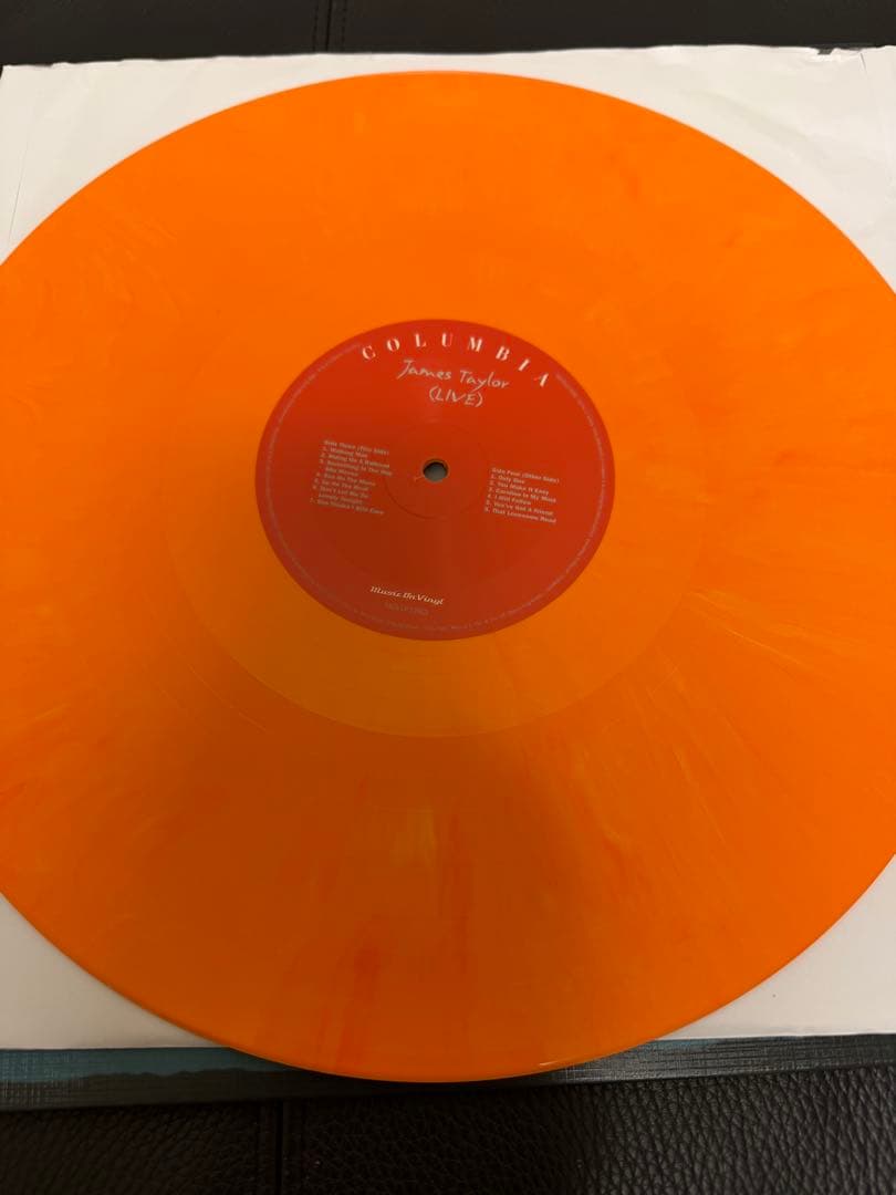 美品レコード！James Taylor / Live 生産限定盤