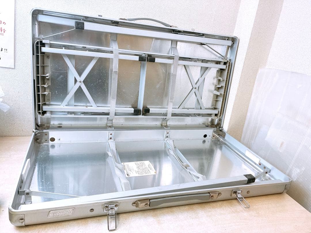 Coleman折り畳み アルミテーブル&ベンチセット Model170-7564