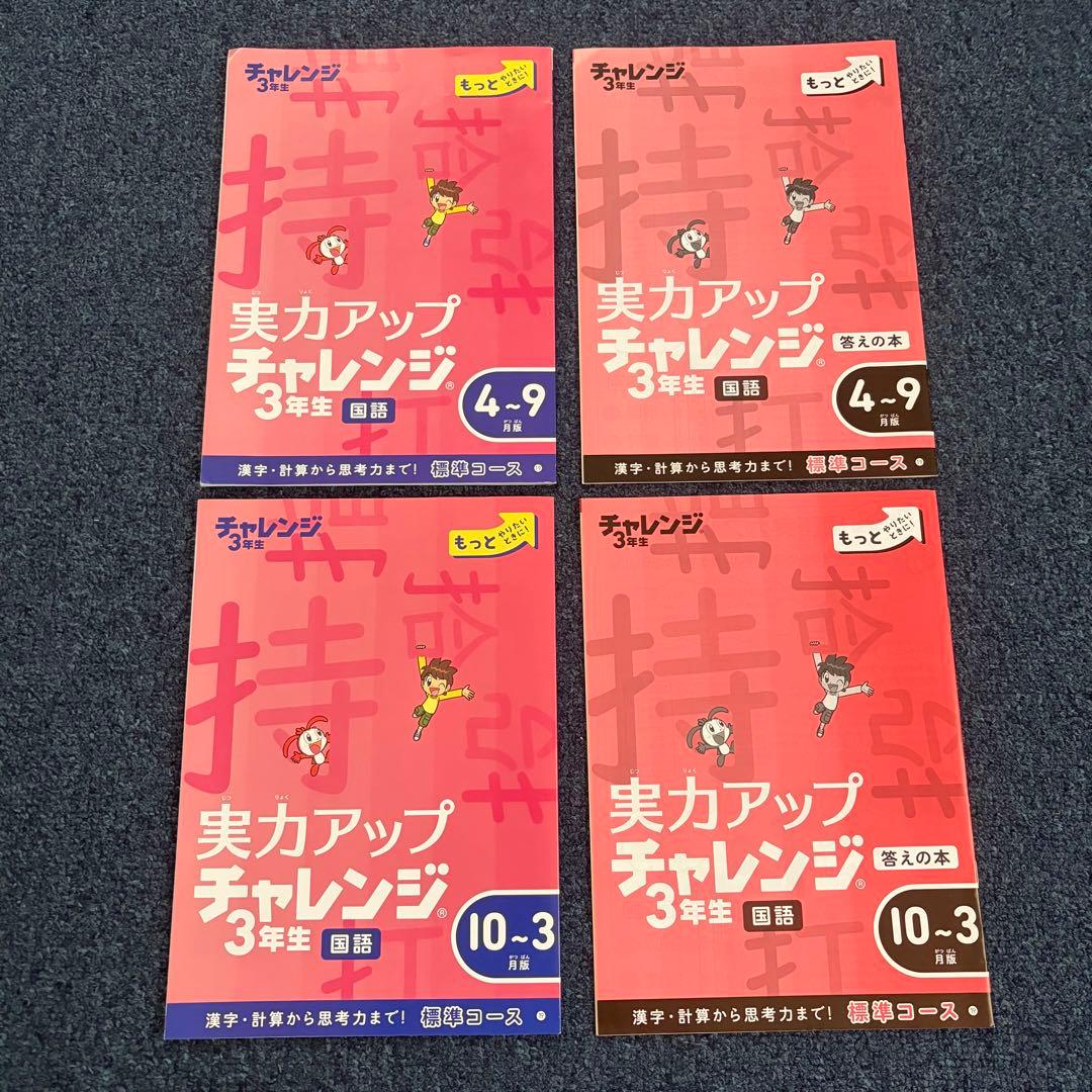【新品未使用】チャレンジ3年生　進研ゼミ小学講座　Benesse テキスト未記入