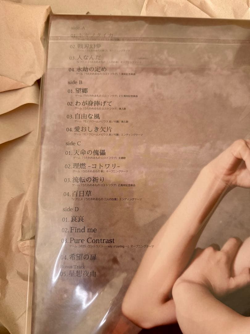 アナログレコードSuara『Infinity 希望の扉』2枚組 アクアプラス