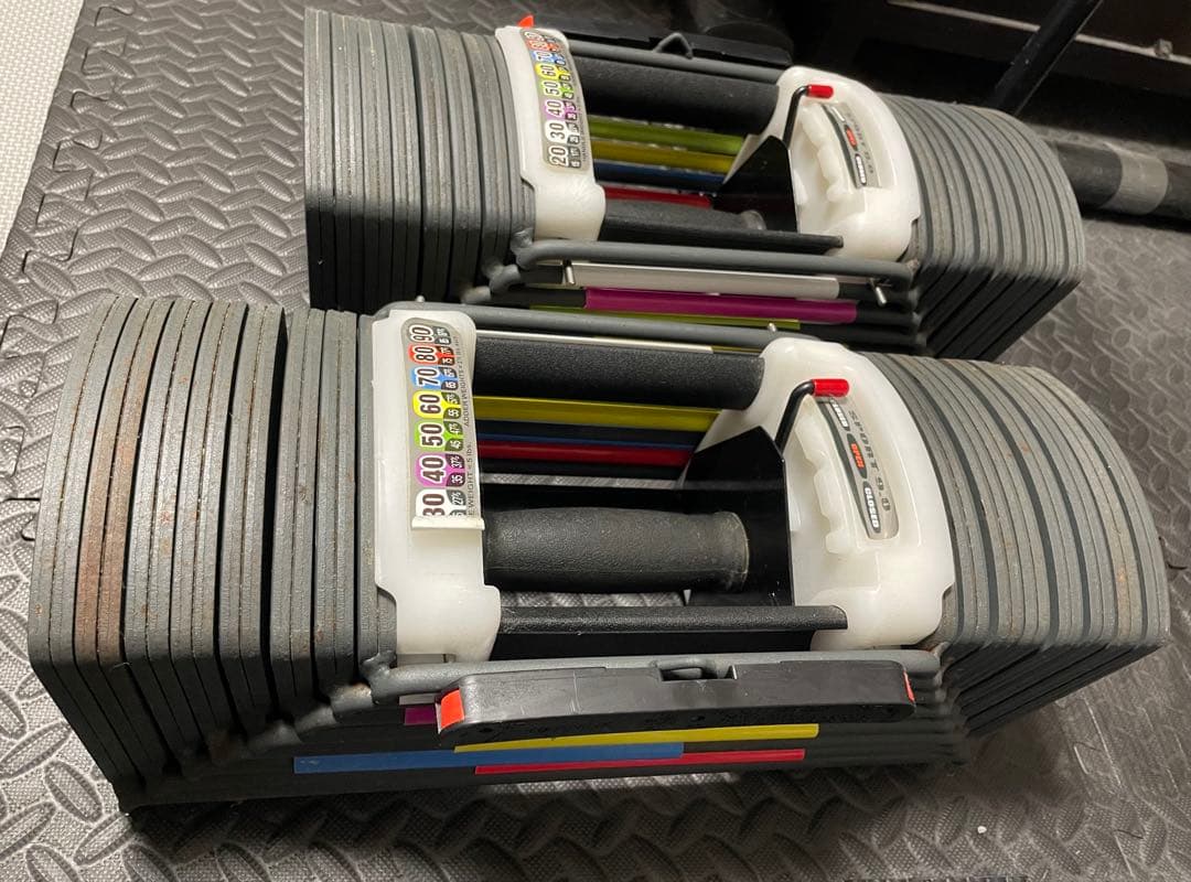 ★可変式ダンベル SPORT 9.0 パワーブロック 41Kg×2個 ①★