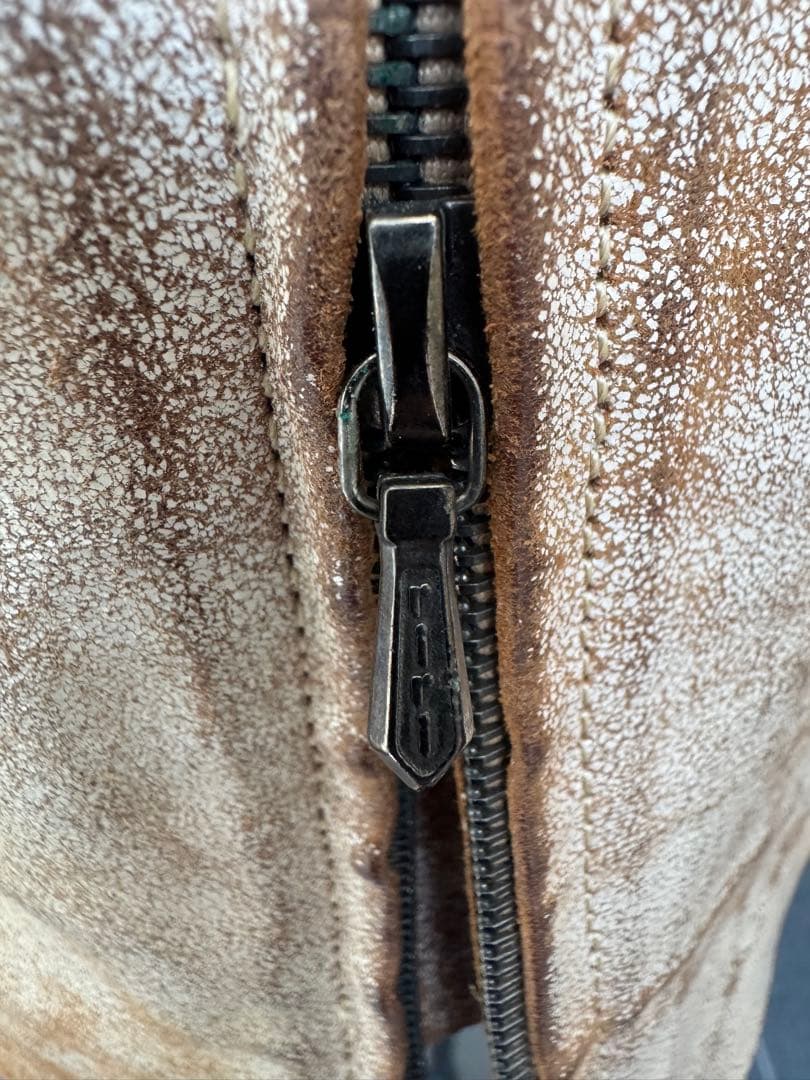 カルペディエム　シングル　ライダース　馬革　アンティーク加工