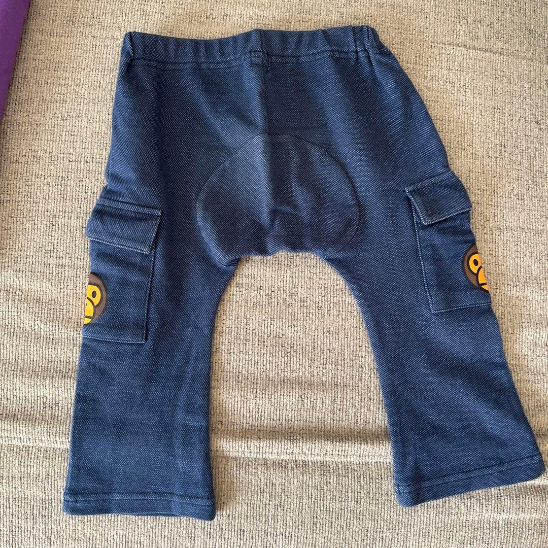 BAPEKIDS TシャツとBABY MILOパンツセット　90cm正規品