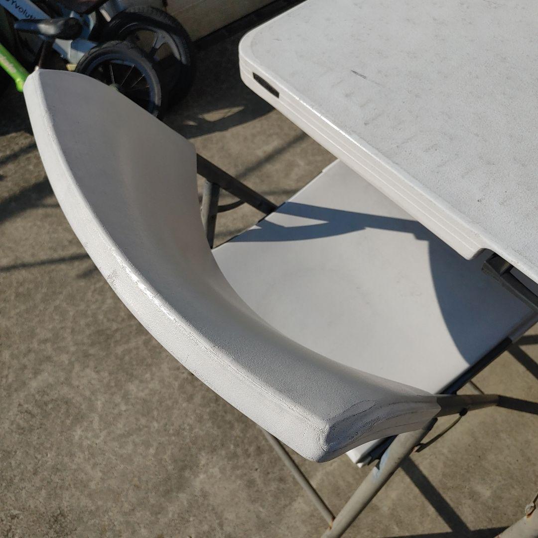 LIFETIME 折りたたみテーブル＋椅子6脚セット