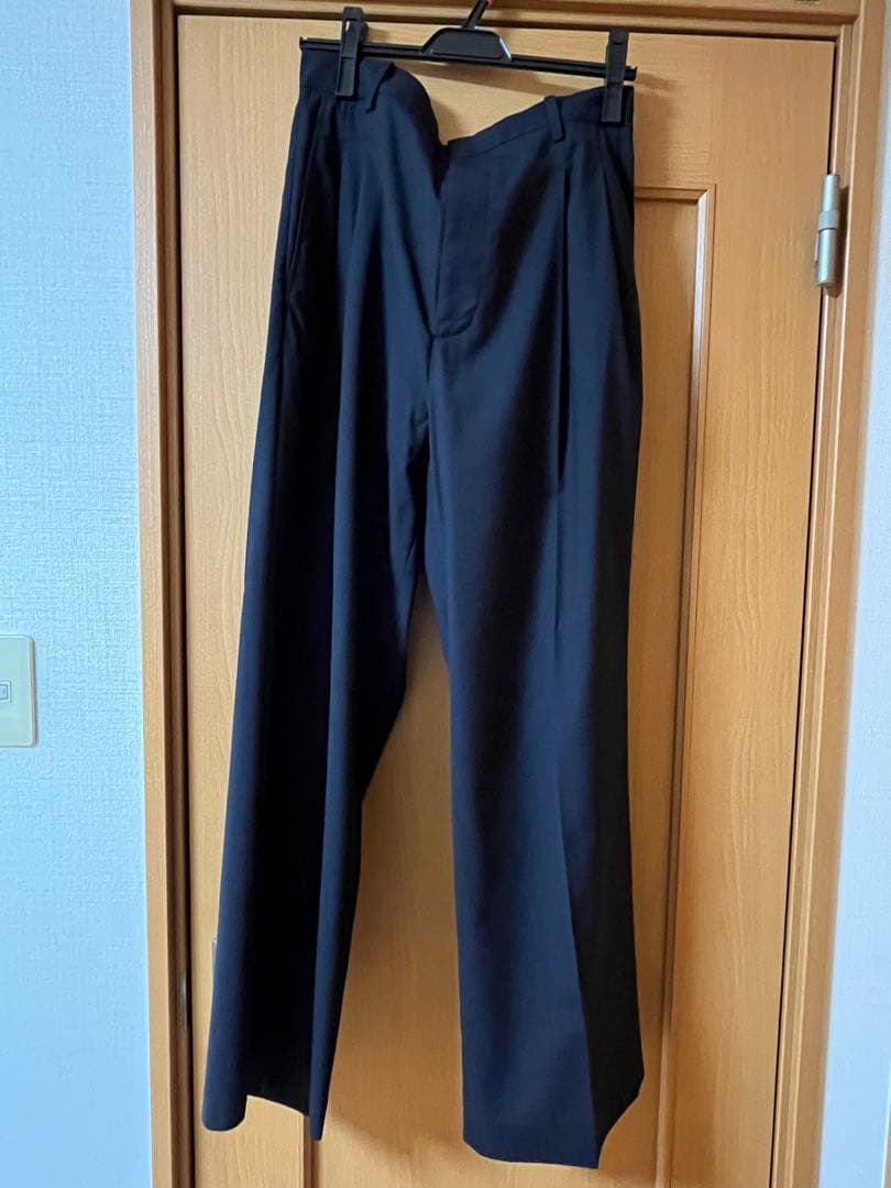 LIDNMSUMMER WOOL WIDE SLACKS　L