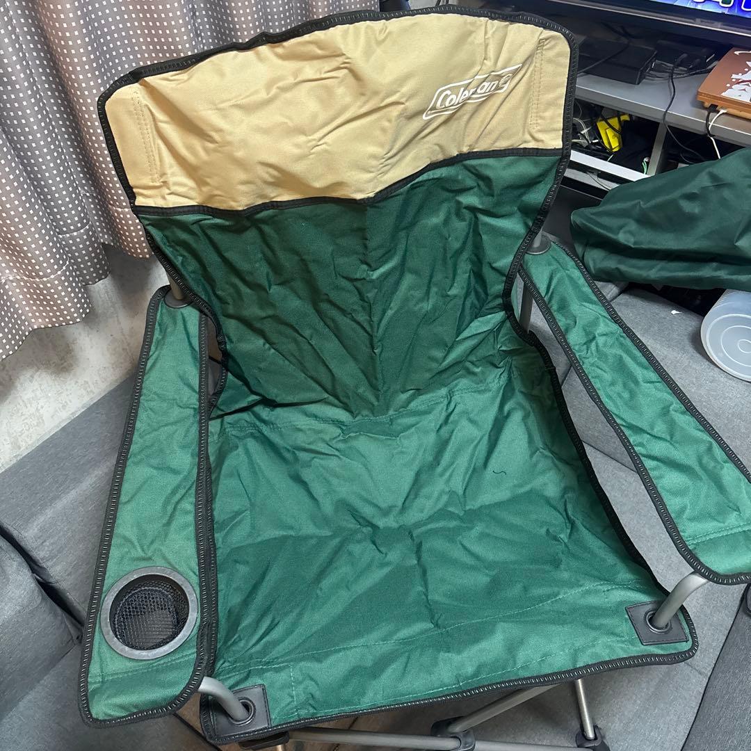 Coleman アウトドアチェア 肘掛け付き三脚セット