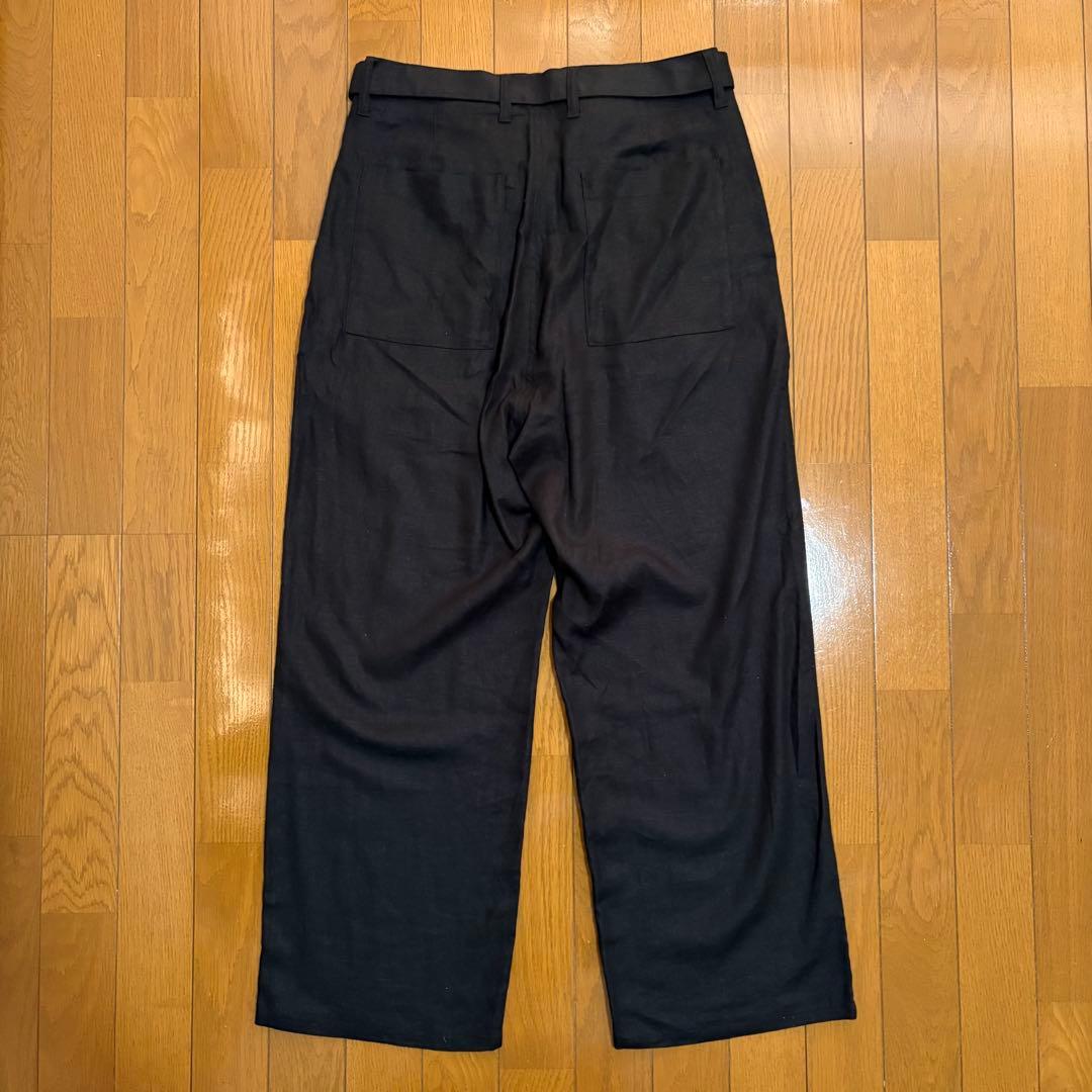 【shiun】 LINEN OPEN COLLAR JACKET & PANTS