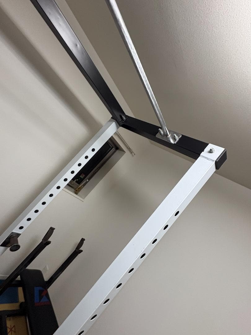 【引取限定】ホームジム一式 パワーラック＋ベンチ2台＋バーベル2本＋プレート大量