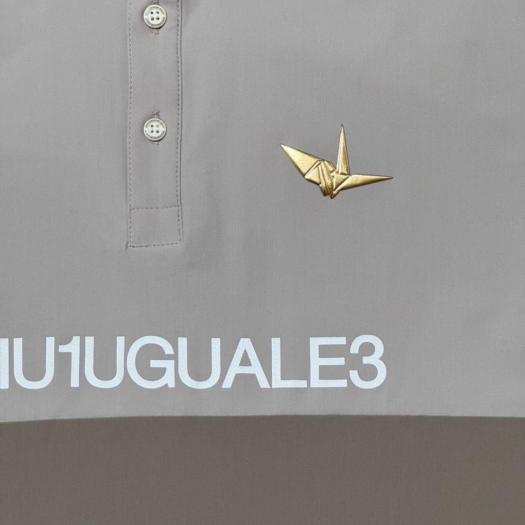 【新品タグ付き】ウノピュウ ゴルフ ポロシャツ 半袖 バイカラー Sサイズ