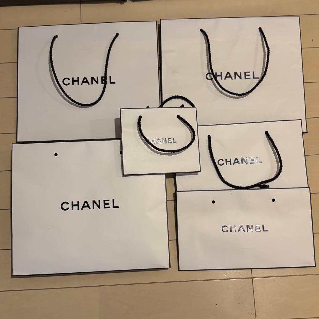CHANELバッグ用特大ボックス空箱保存袋ポーチショッパーセット空箱15個まとめ