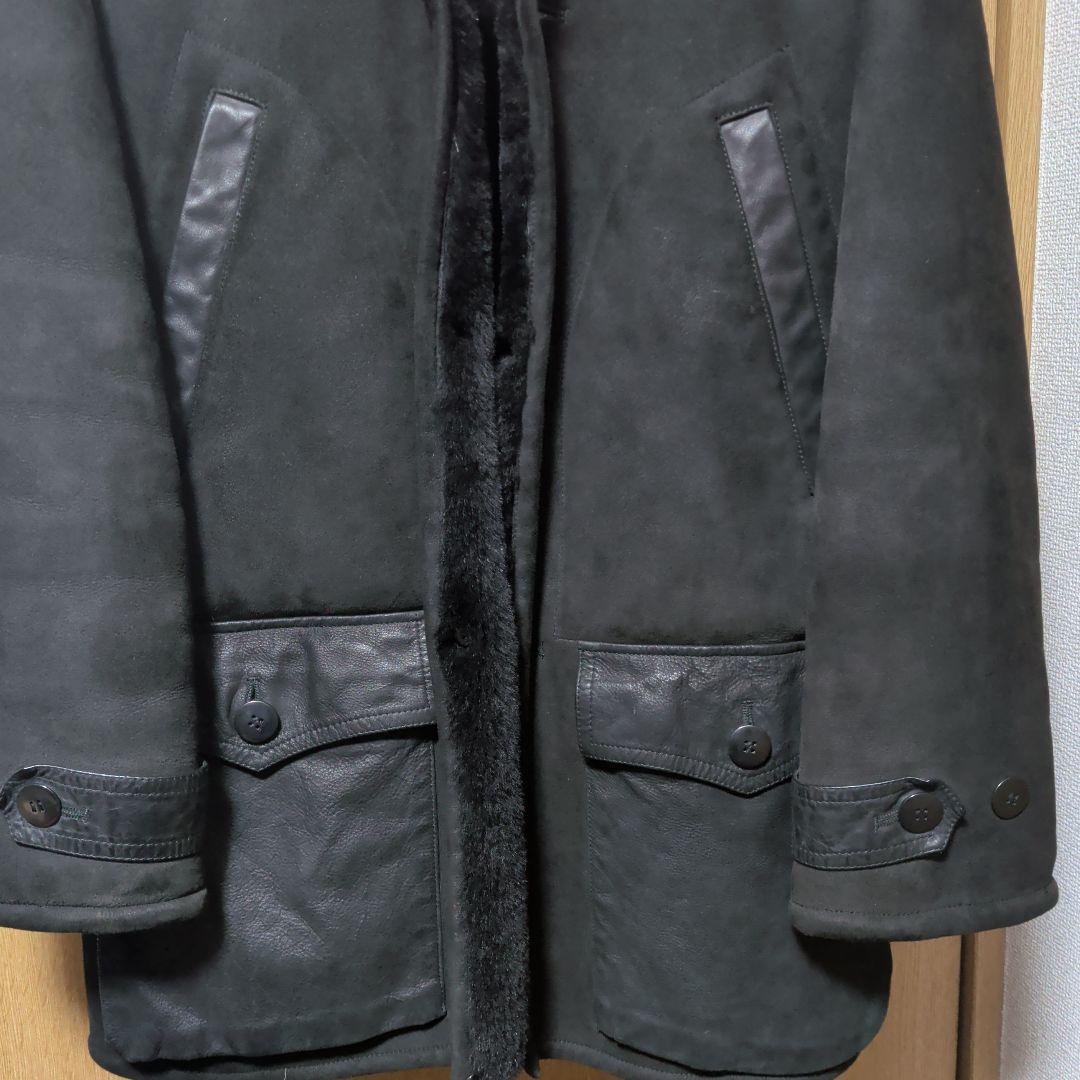 agnès b. HOMME ムートン　レザー ビンテージ