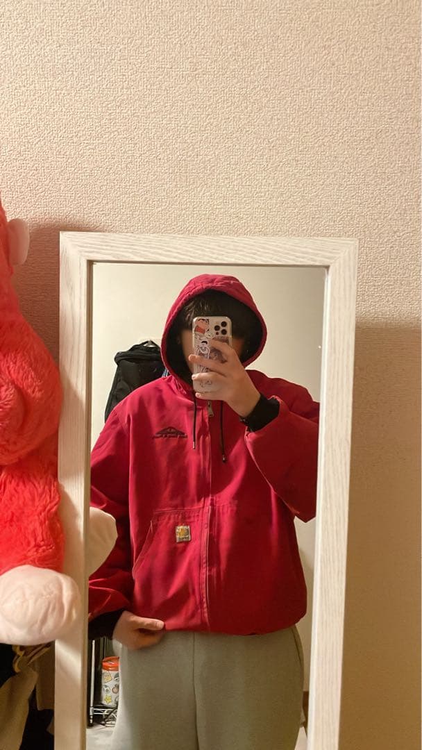 Carhartt カーハート アクティブジャケット ワインレッド USA製