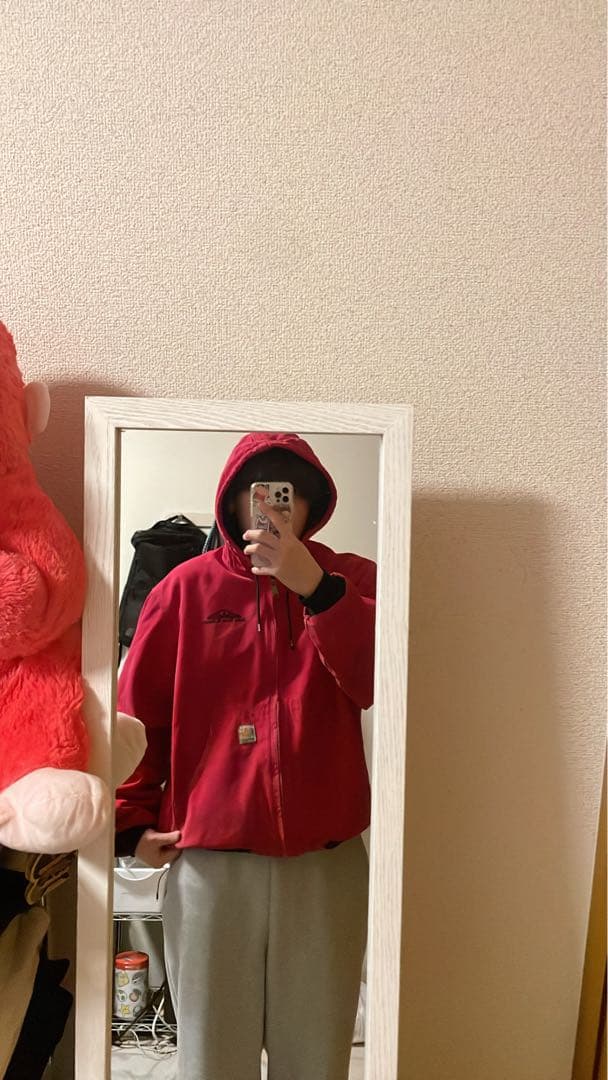 Carhartt カーハート アクティブジャケット ワインレッド USA製