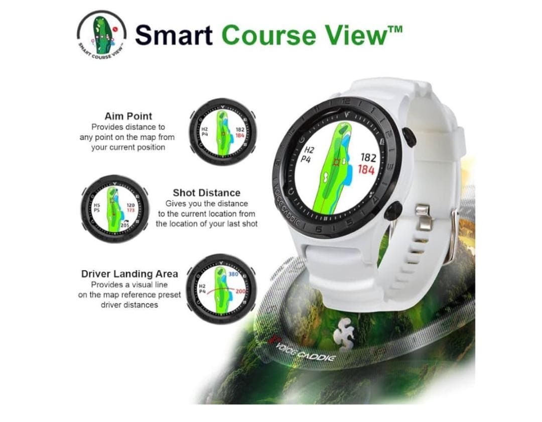 VOICE CADDIE A2 ホワイト GPSゴルフウォッチ