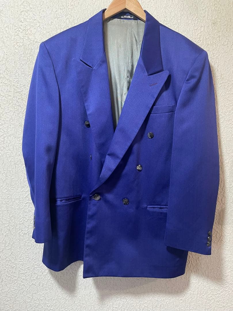 パープル　紫　セットアップ　スーツ　下北沢　caka