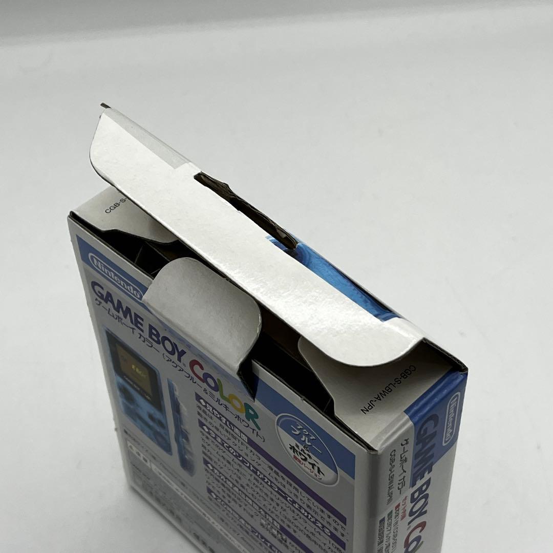 ゲームボーイカラー 本体　アクアブルー　ミルキーホワイト　ローソン限定