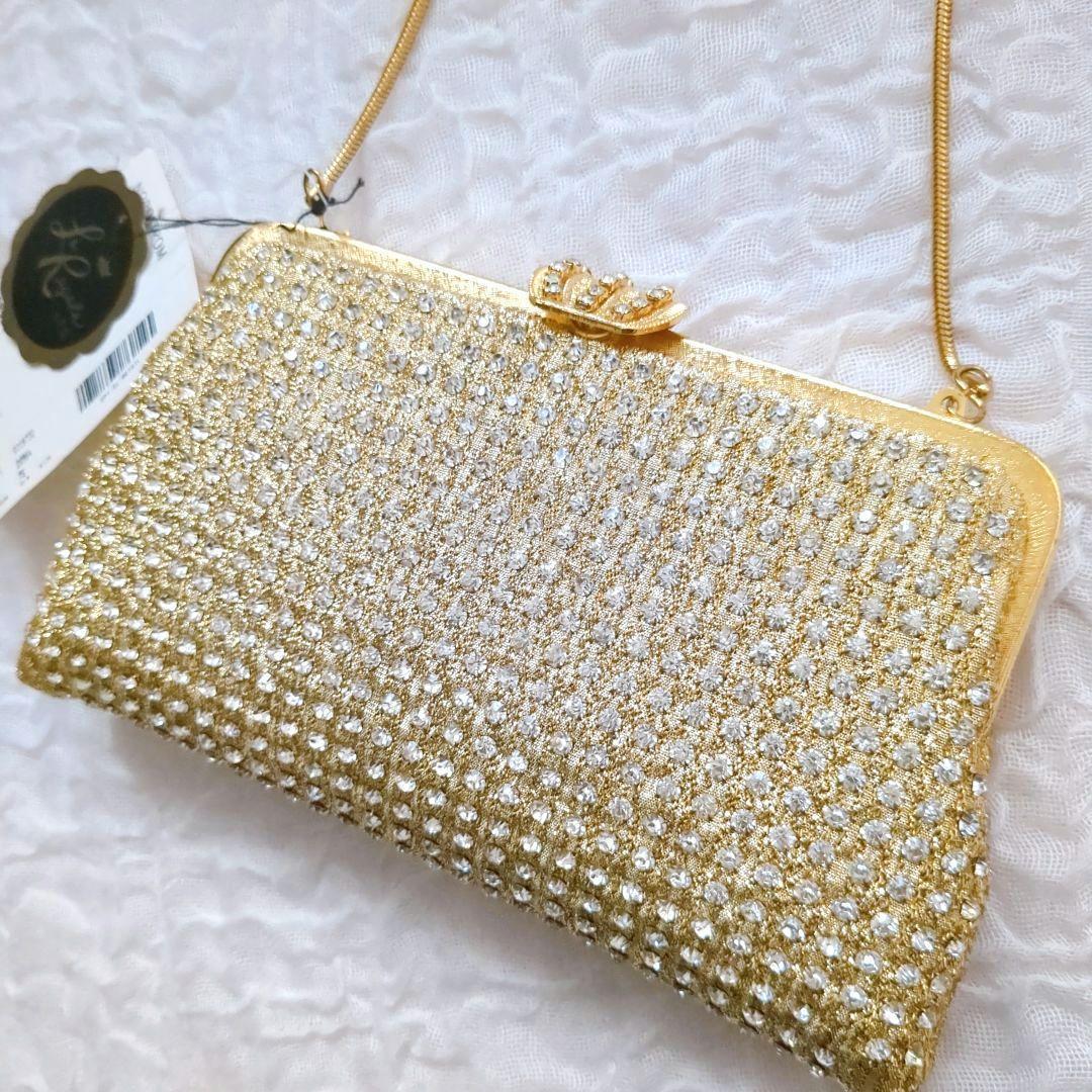La Regale　ラレガール　パーティーバッグ　ラインストーン　ショルダー