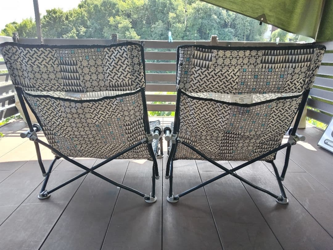 ロゴス×ナノユニバース　あぐらチェア　nanouniverse LOGOS 2脚